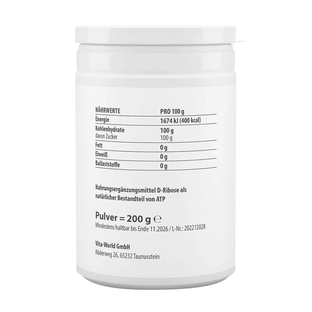 Vitaworld D-Ribose (200 g)