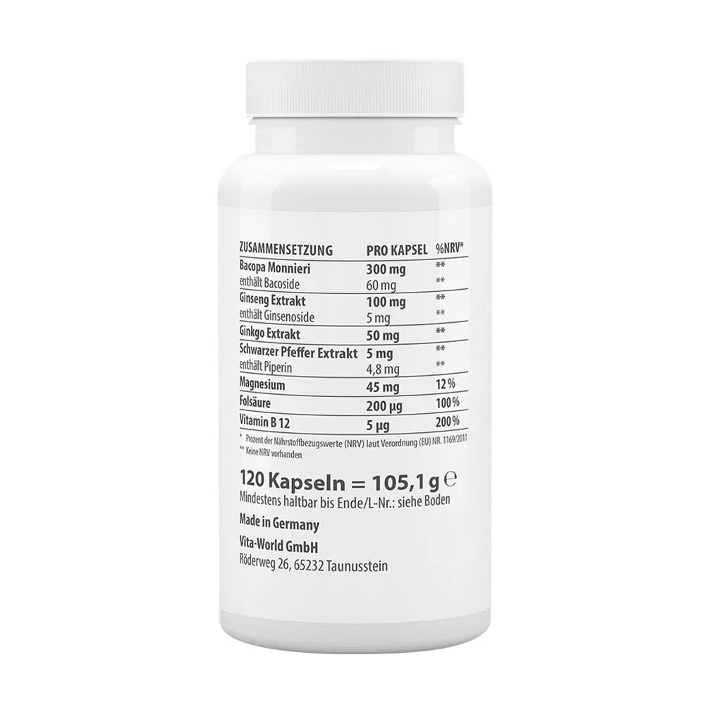 Vitaworld Focus Complex (120 Capsules)