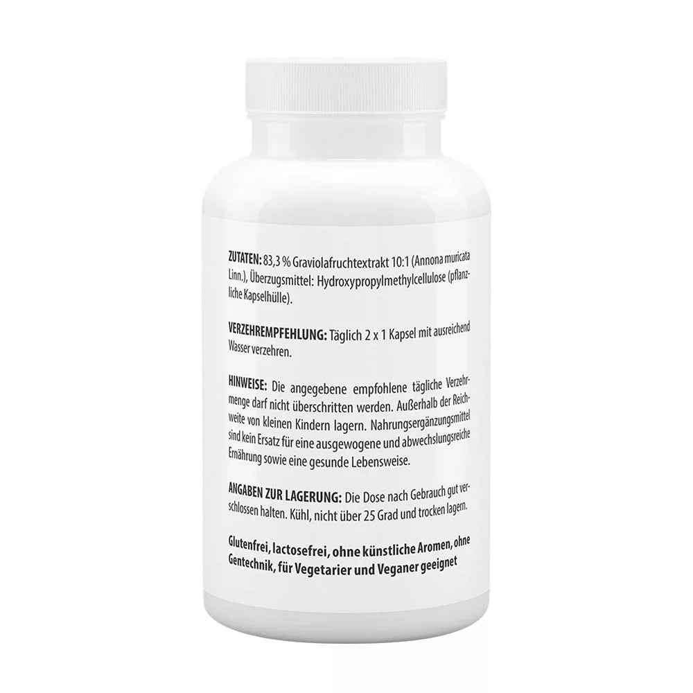 Vitaworld Graviola extract 500 mg (120 Capsules)