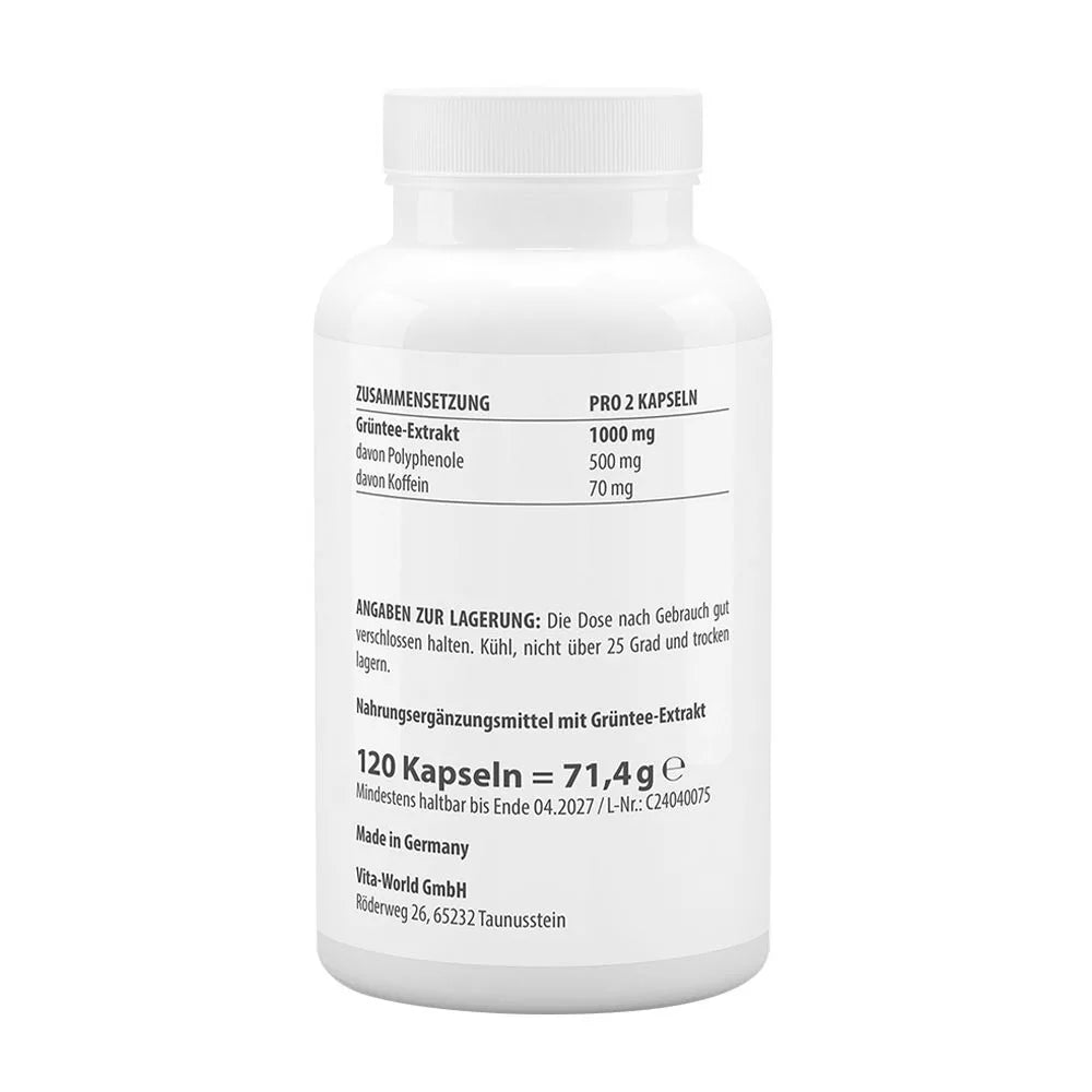 Vitaworld Green Tea Extract 500 mg (120 Capsules)