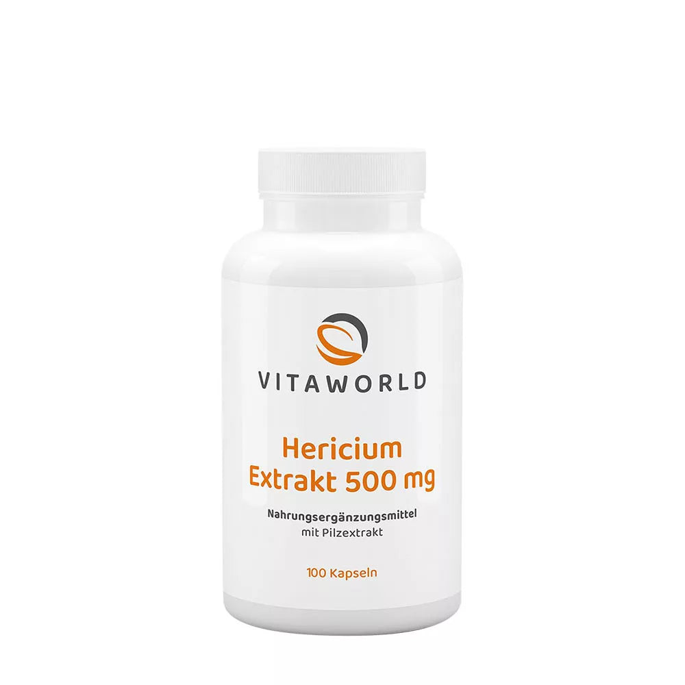 Vitaworld Hericium Extract 500 mg (100 Capsules)
