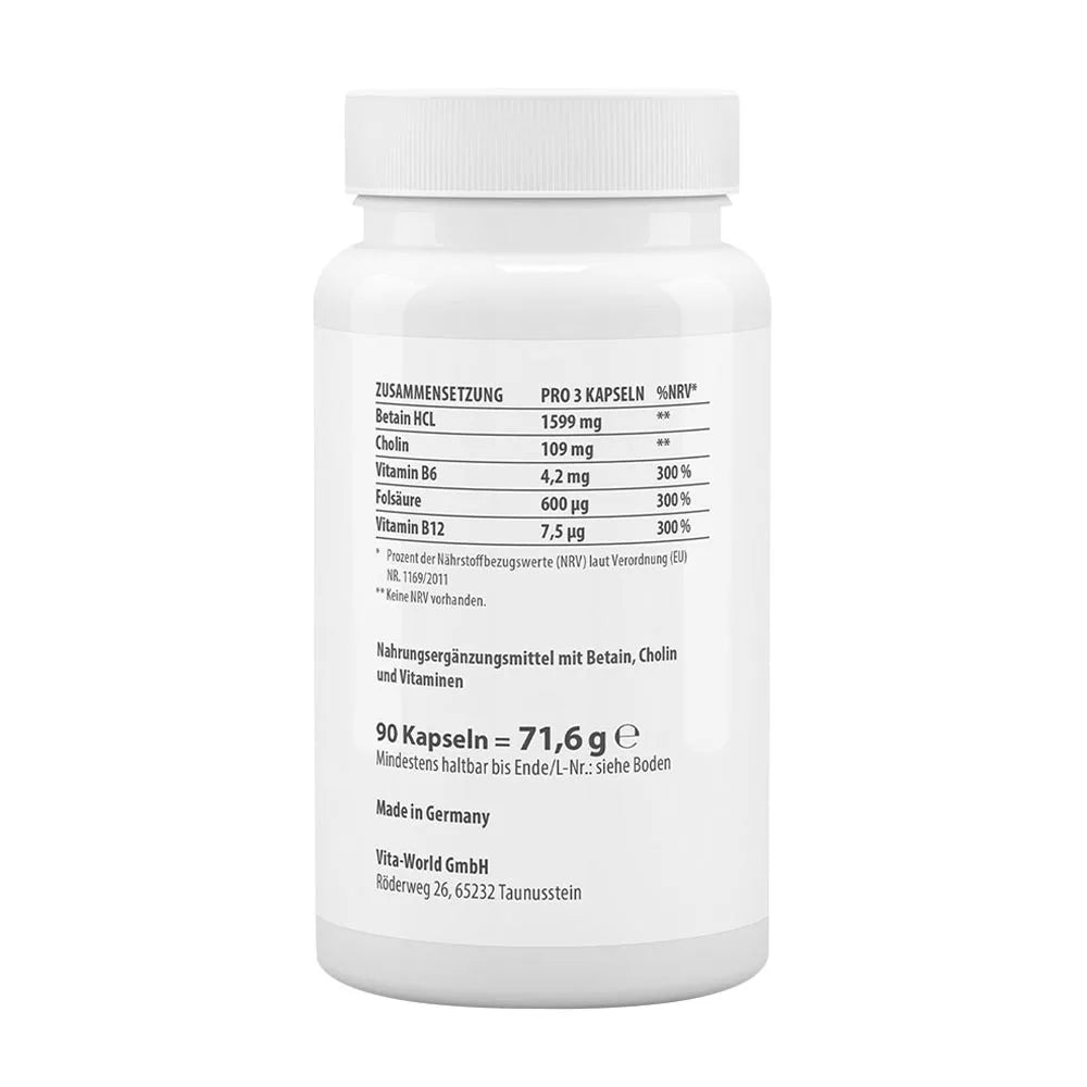 Vitaworld Homocysteine Complex (90 Capsules)