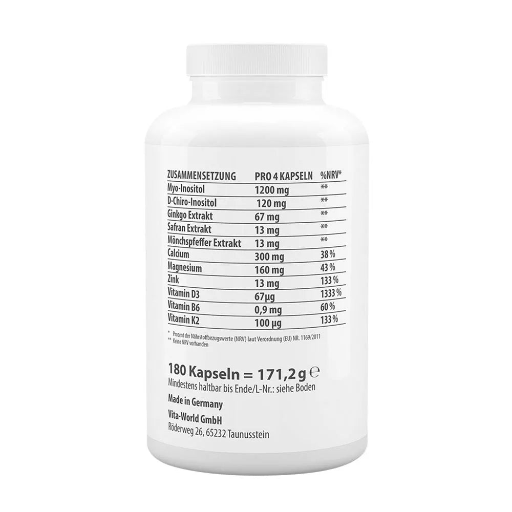 Vitaworld Inositol Complex (180 Capsules)