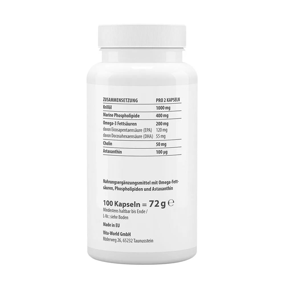 Vitaworld Krill Oil Antarctica 500 mg (100 Capsules)