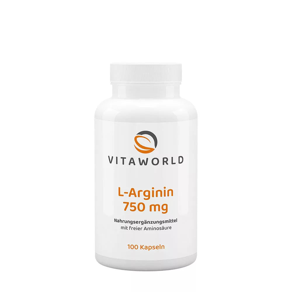 Vitaworld L-arginine 750 mg (100 Capsules)