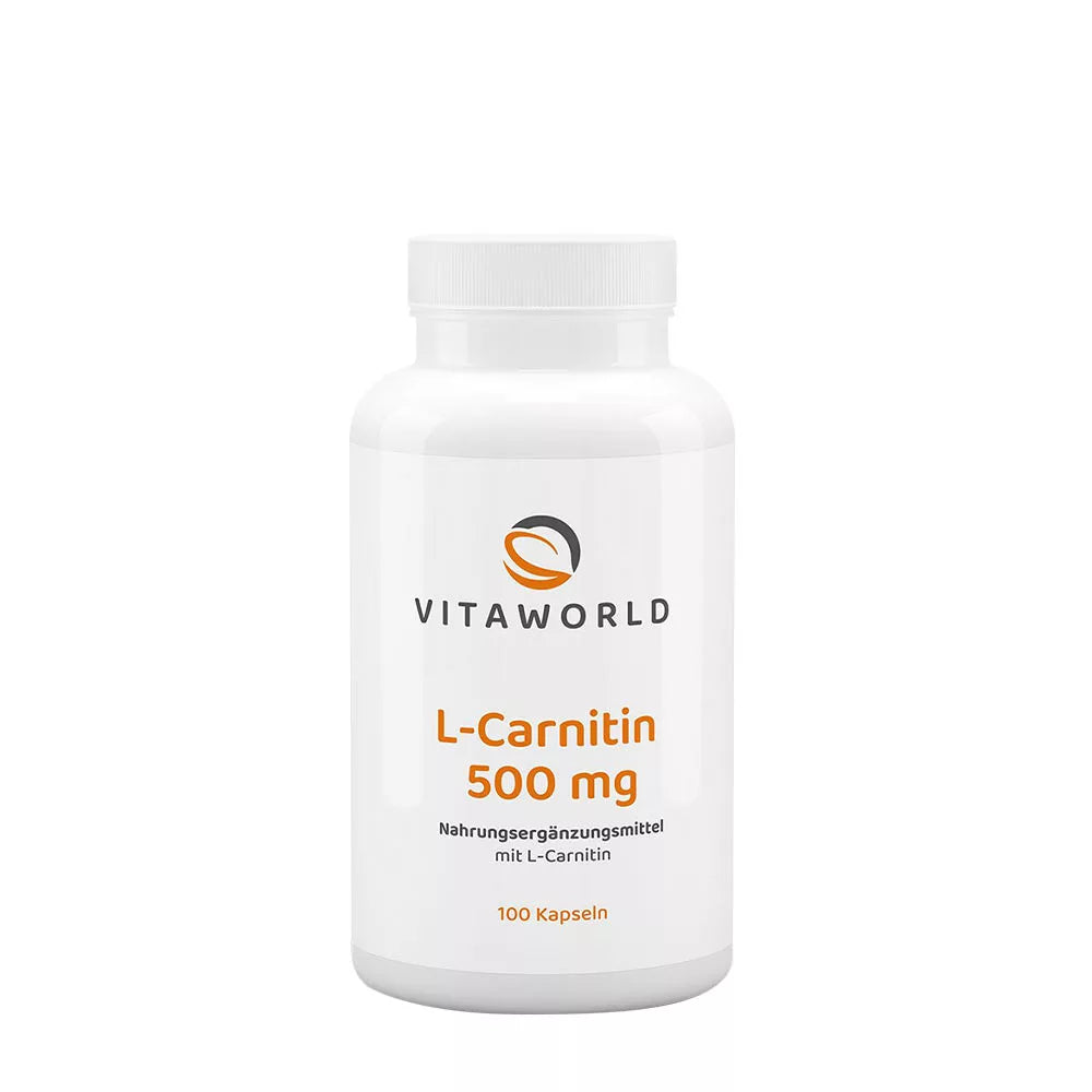 Vitaworld L-carnitine 500 mg (100 Capsules)