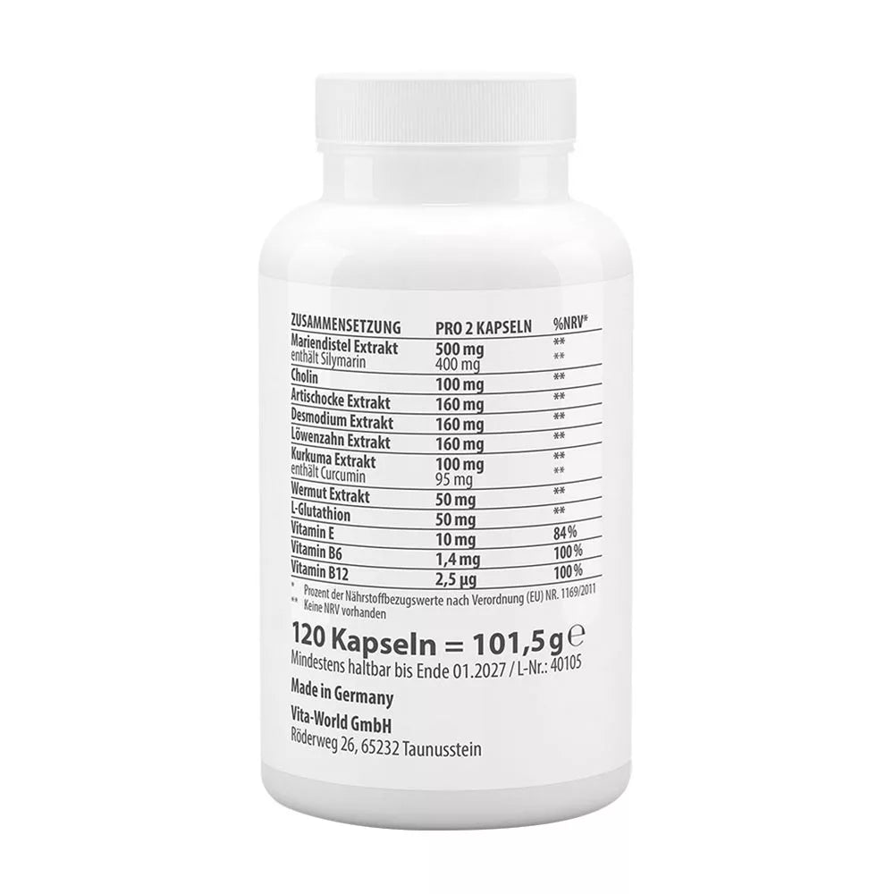 Vitaworld Liver-Vital Complex (120 Capsules)