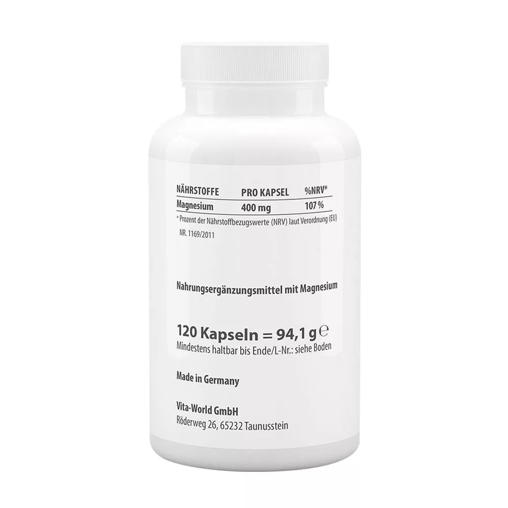 Vitaworld Magnesium 400 (120 Capsules)