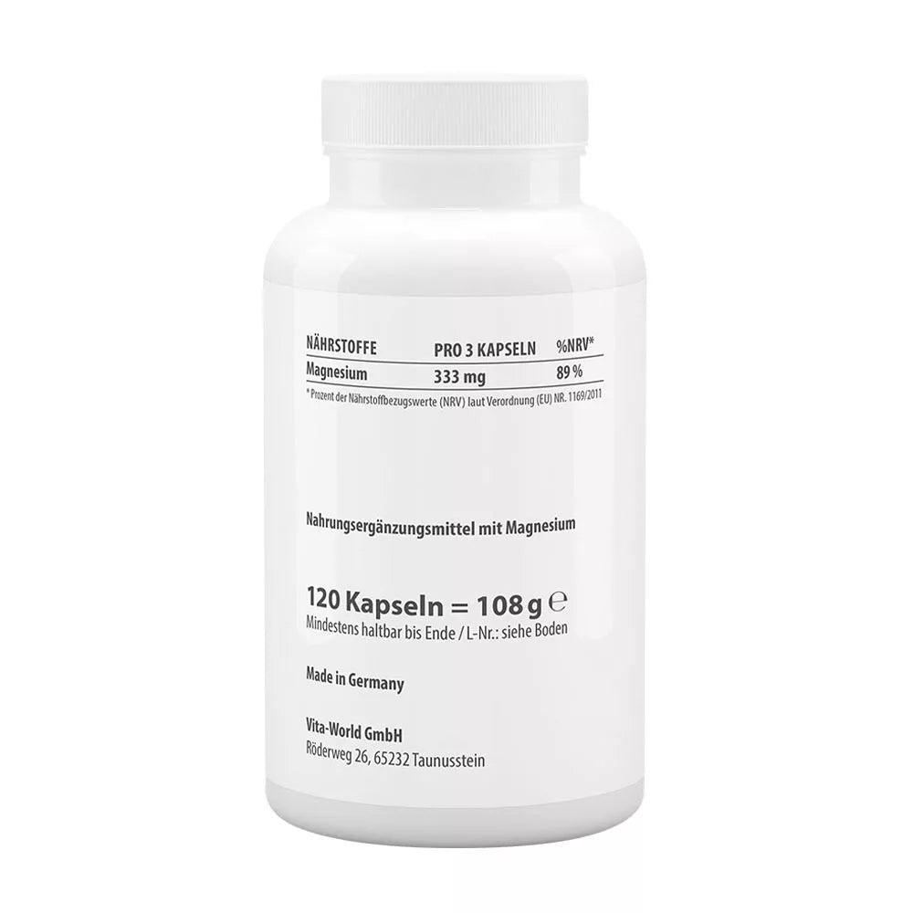 Vitaworld Magnesium bisglycinate plus (120 Capsules)