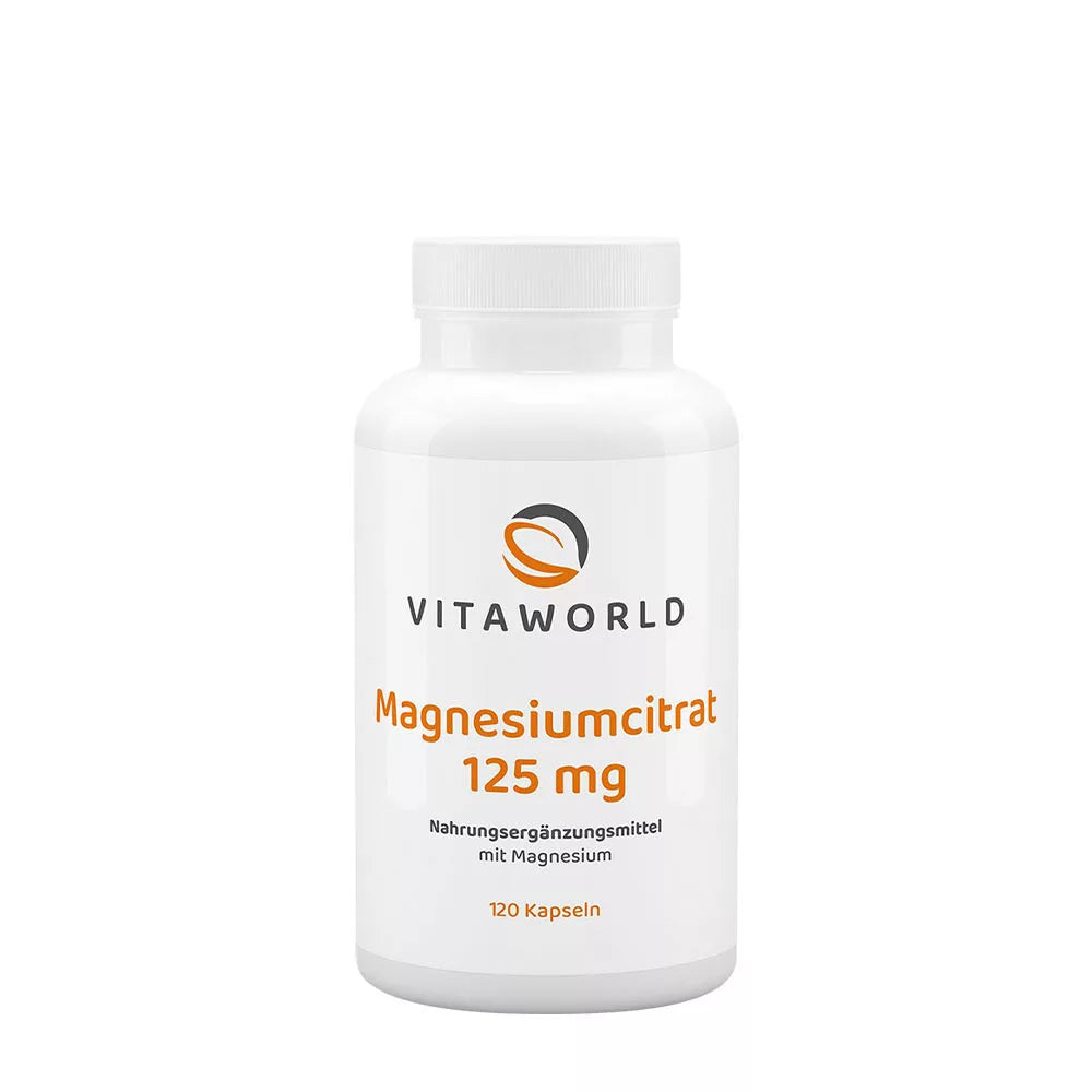 Vitaworld Magnesium Citrate 125 mg (120 Capsules)