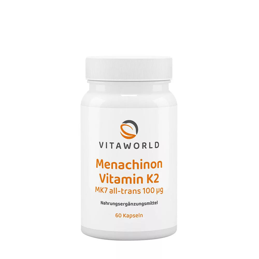 Vitaworld Menaquinone Vitamin K2 MK7 (60 Capsules)