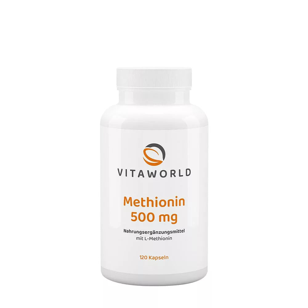 Vitaworld Methionine 500 mg (120 Capsules)
