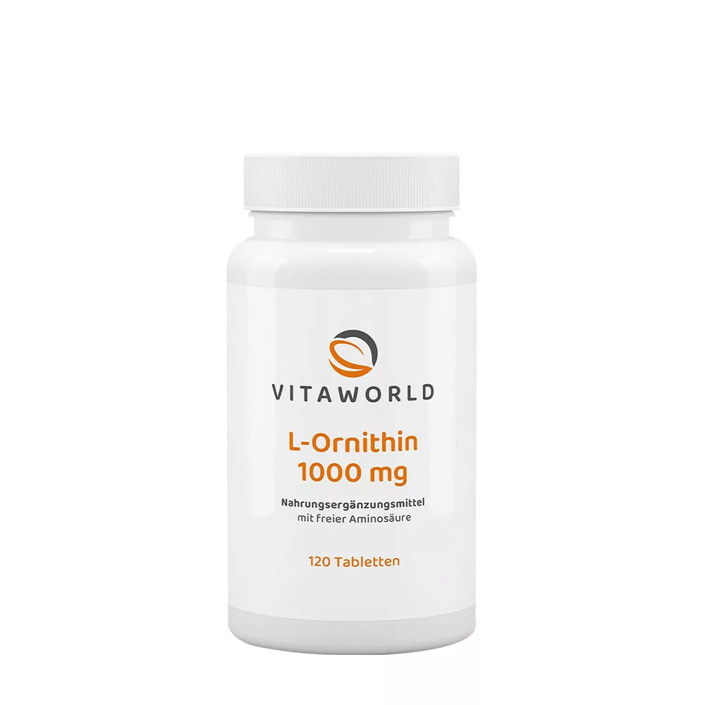 Vitaworld Ornithine 1000 mg (120 Tablets)