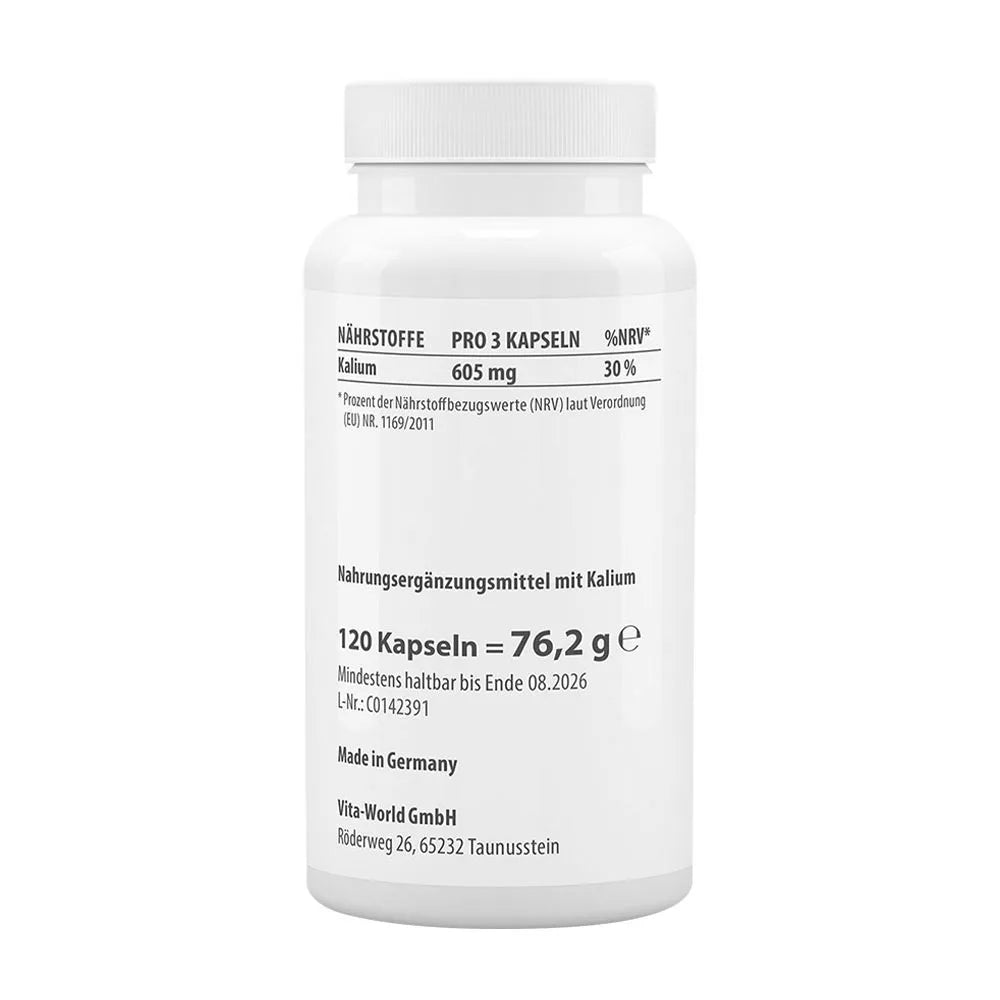 Vitaworld Potassium Citrate (120 Capsules)