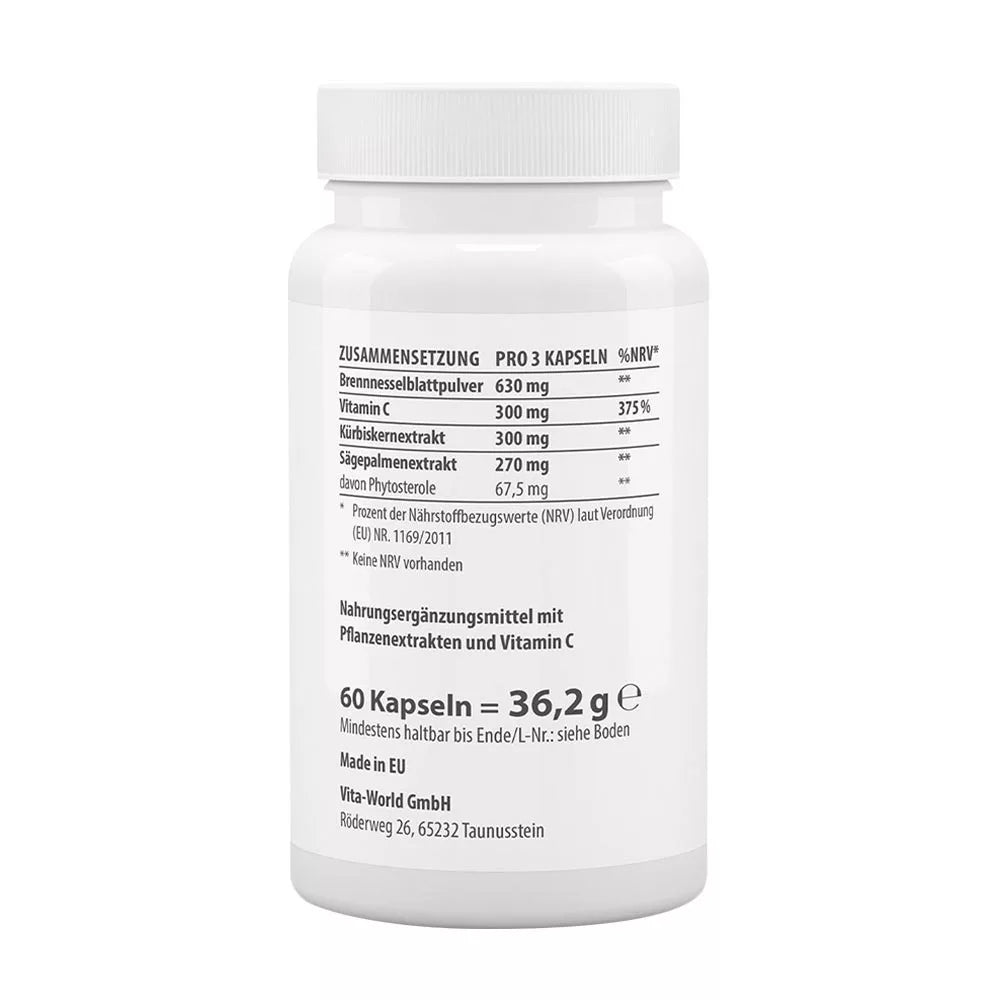 Vitaworld Sabal Pumpkin Nettle Plus (60 Capsules)