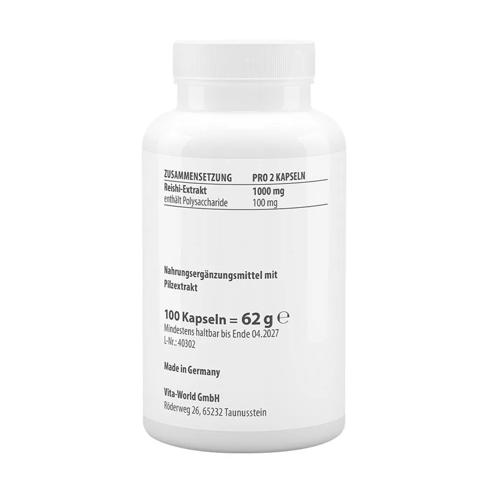 Vitaworld Reishi Extract 500 mg (100 Capsules)