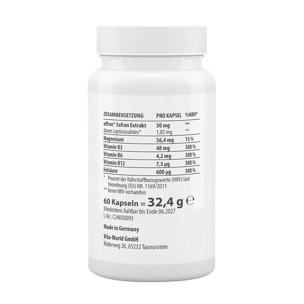 Vitaworld Saffron Extract (60 Capsules)