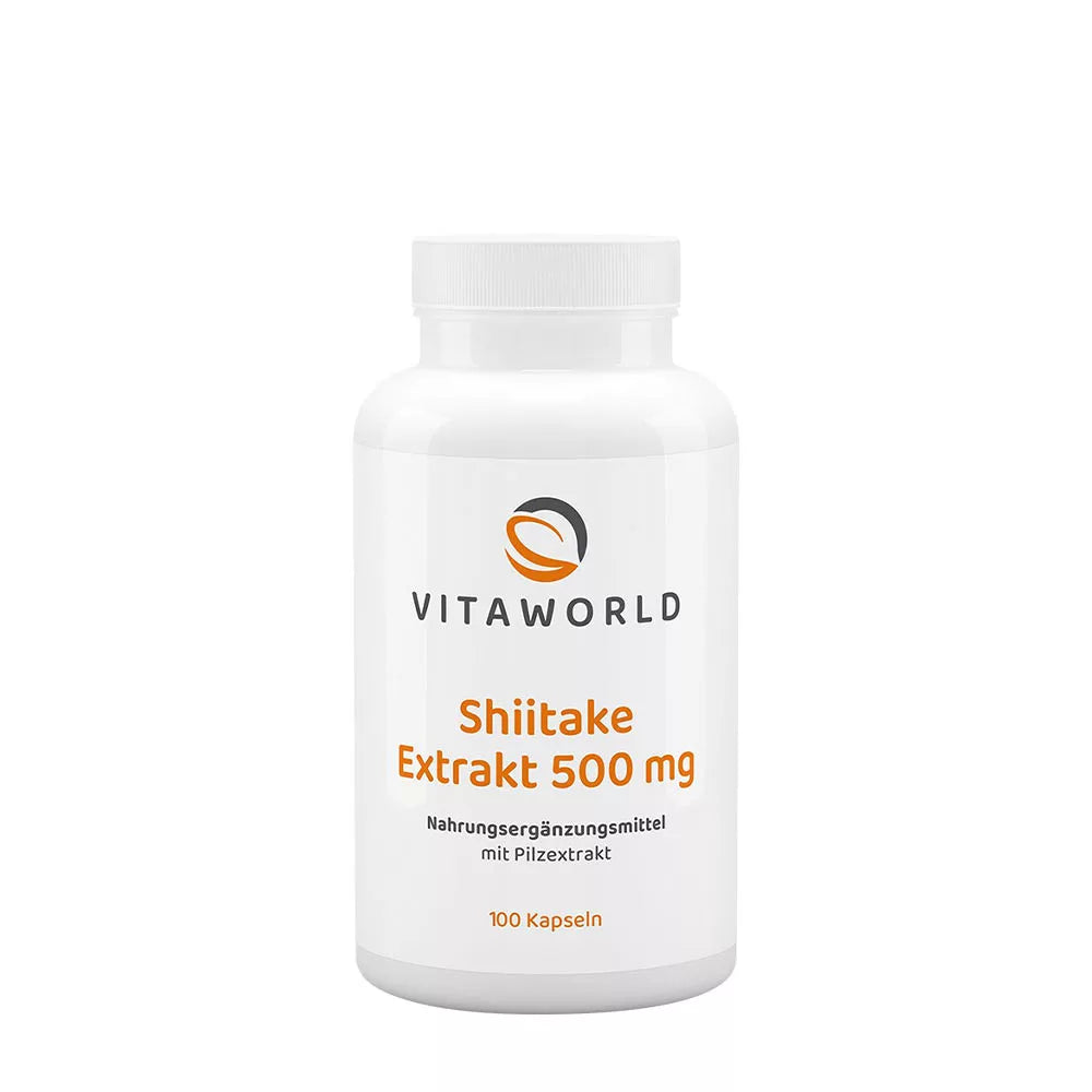 Vitaworld Shiitake Extract 500 mg (100 Capsules)