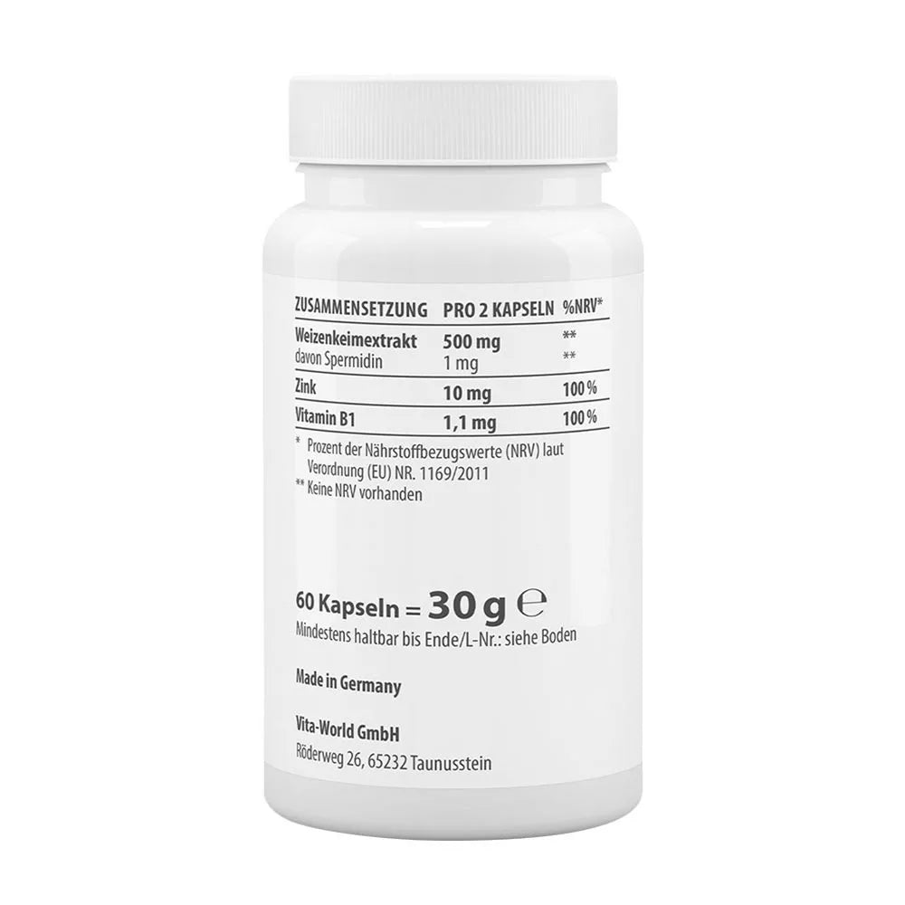 Vitaworld Spermidin Plus (60 Capsules)