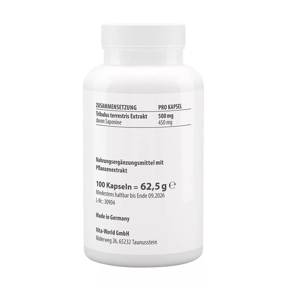 Vitaworld Tribulus Terrestris Extract 500 mg (100 Capsules)