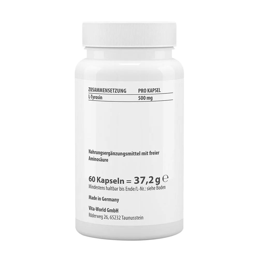 Vitaworld Tyrosine 500 mg (60 Capsules)