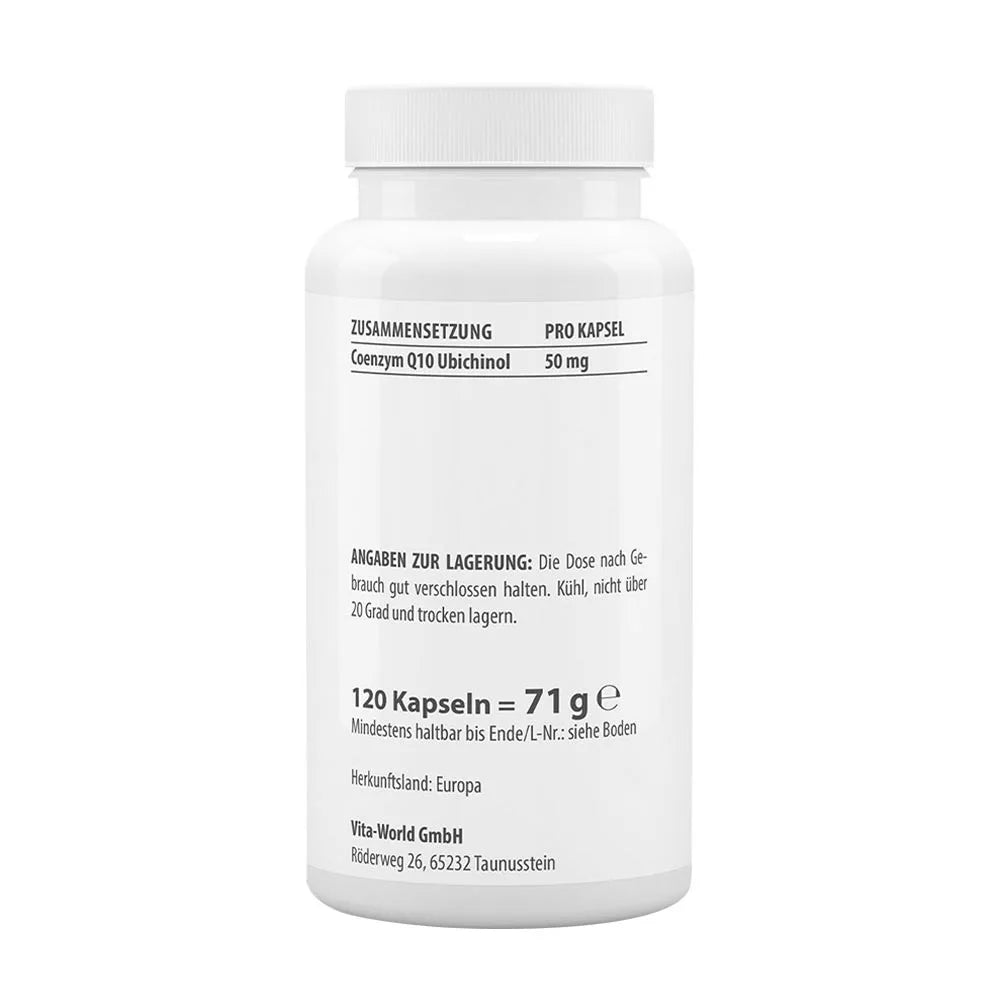 Vitaworld Ubiquinol 50 mg (120 Capsules)