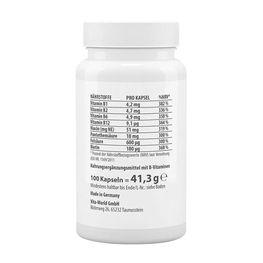 Vitaworld Vitamin B complex (100 Capsules)