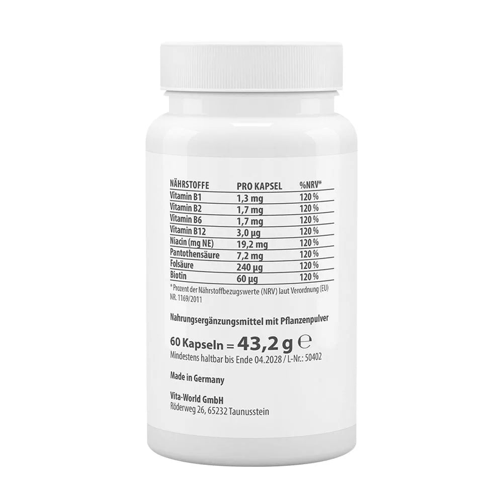 Vitaworld Vitamin B Complex Buckwheat (60 Capsules)