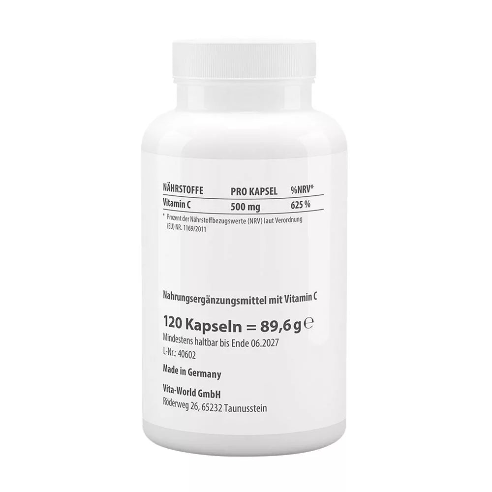 Vitaworld Vitamin C 500 Depot (120 Capsules)