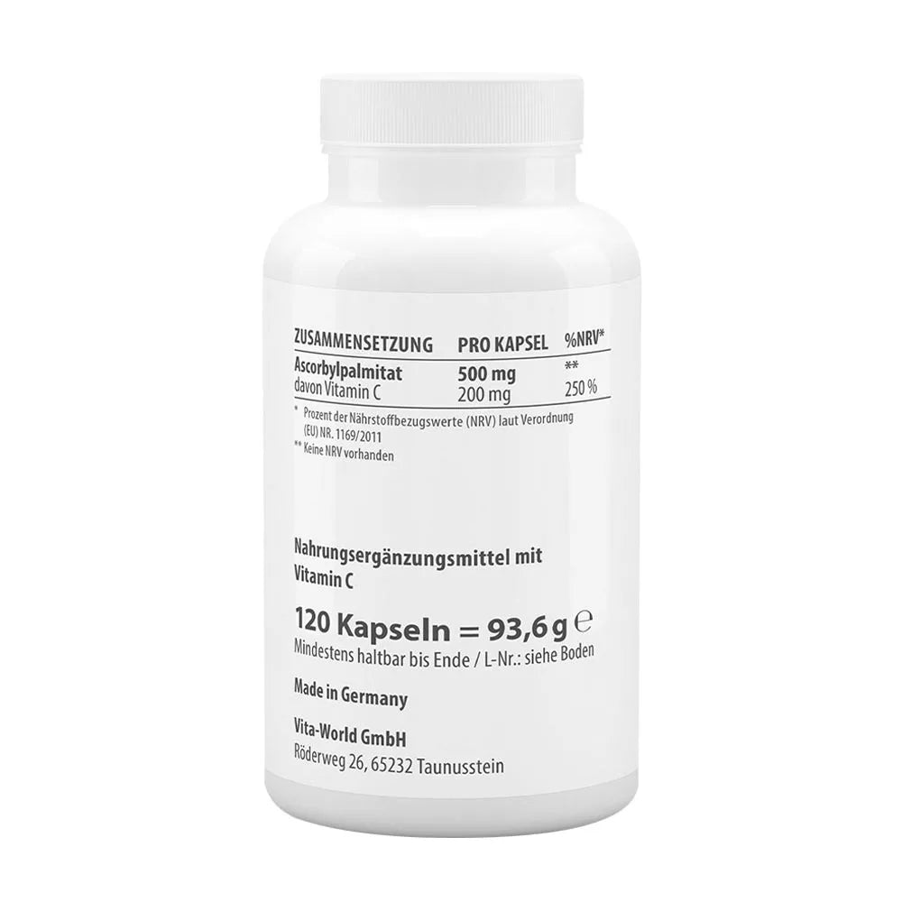 Vitaworld Vitamin C Ascorbyl Palmitate (120 Capsules)