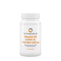 Vitaworld Vitamin D3 2000 IU + K2 MK7 200 mcg (120 Tablets)