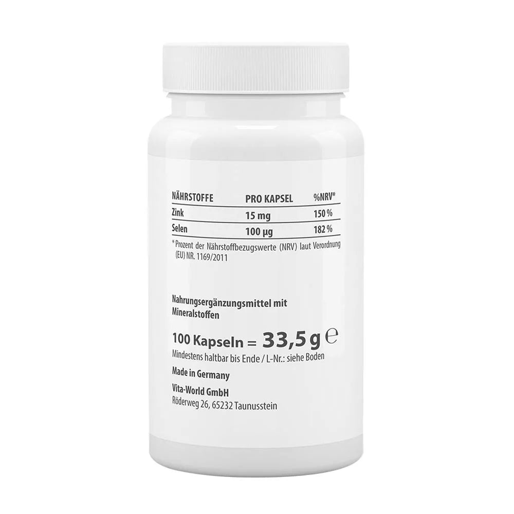 Vitaworld Zinc Selenium (100 Capsules)