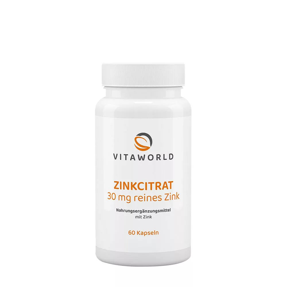 Vitaworld Zinc Citrate 30 mg (60 Capsules)