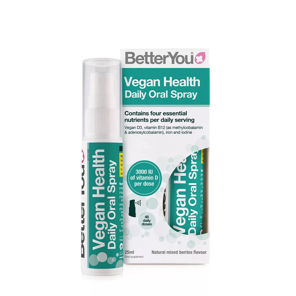 BetterYou Vegan Health Oral Spray (25 ml, Mixed Berry)