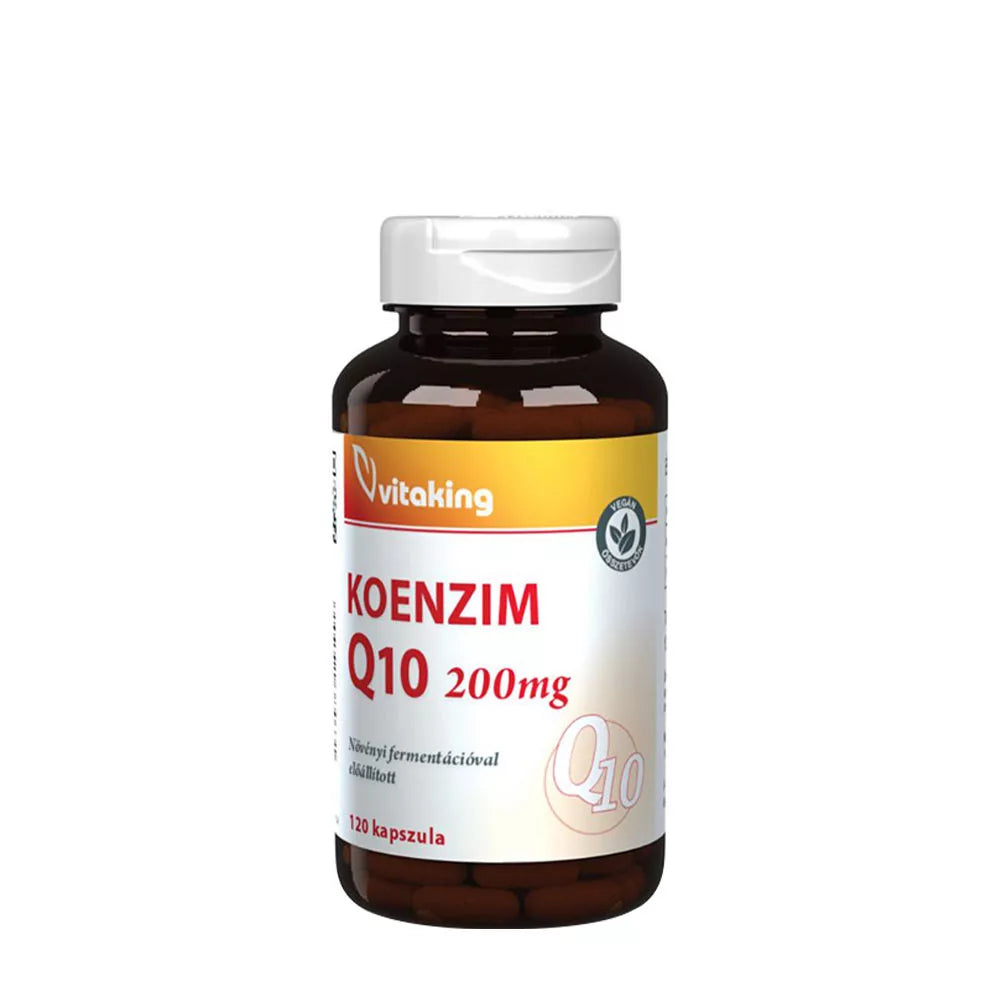 Vitaking Fermented Plant-Based Coenzyme Q10 200 mg (120 Capsules)