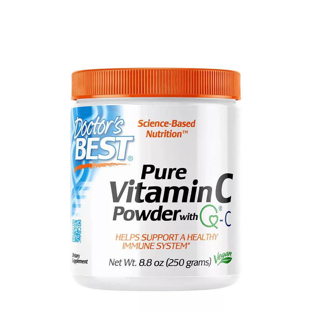Doctor's Best Pure Vitamin C Powder With Quali-C (250 g)
