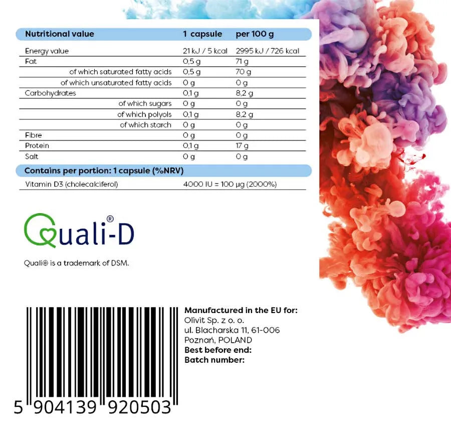 Osavi Vitamin D3 4000 IU (120 Softgels)