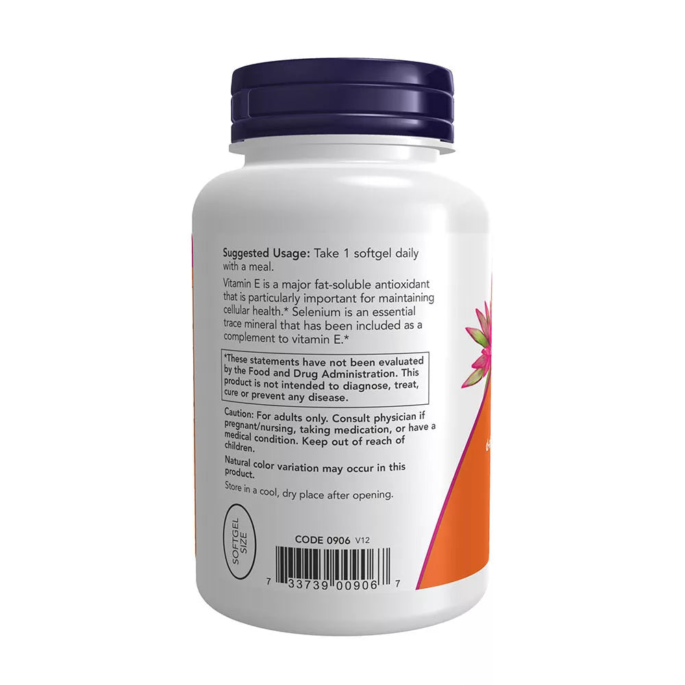 Now Foods Vitamin E-400 IU (100 Softgels)