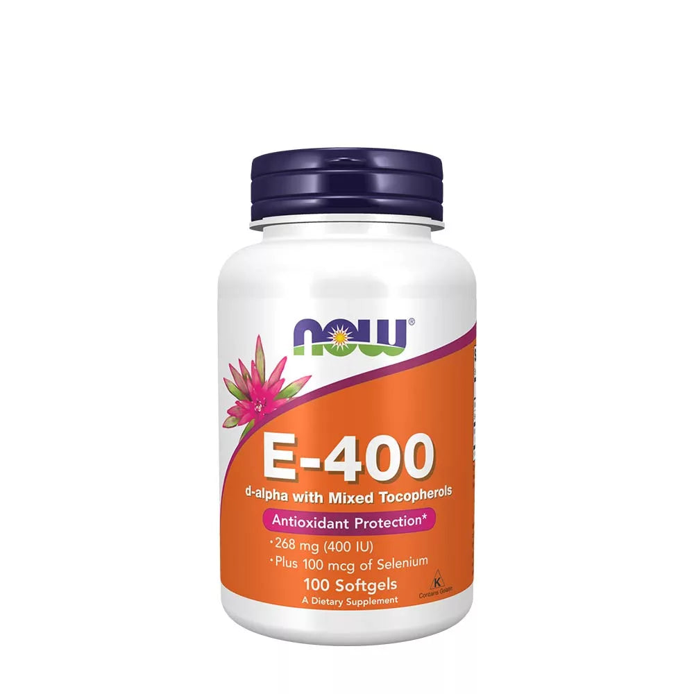 Now Foods Vitamin E-400 IU (100 Softgels)