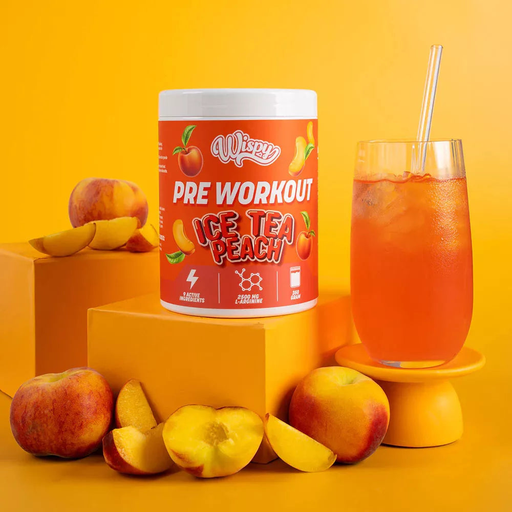 Wispy Pre Workout Powder (350 g, Peach Iced Tea)