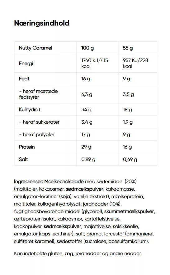 Wispy Protein Bar (55 g, Nutty Caramel)