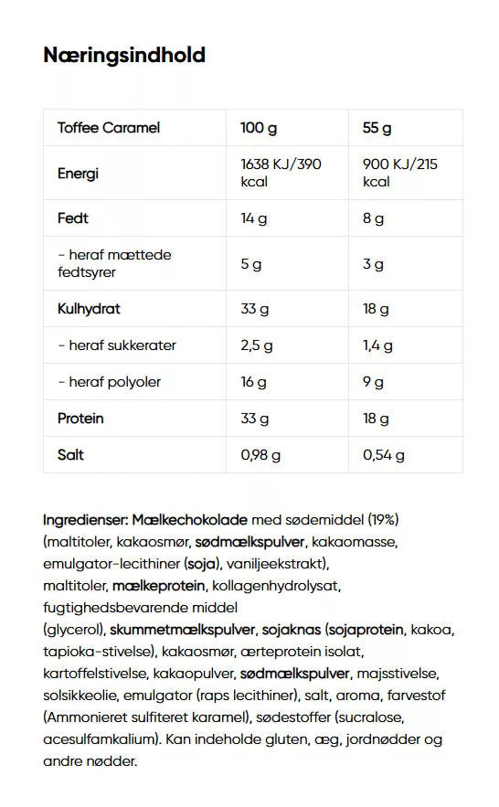 Wispy Protein Bar (55 g, Toffee Caramel)