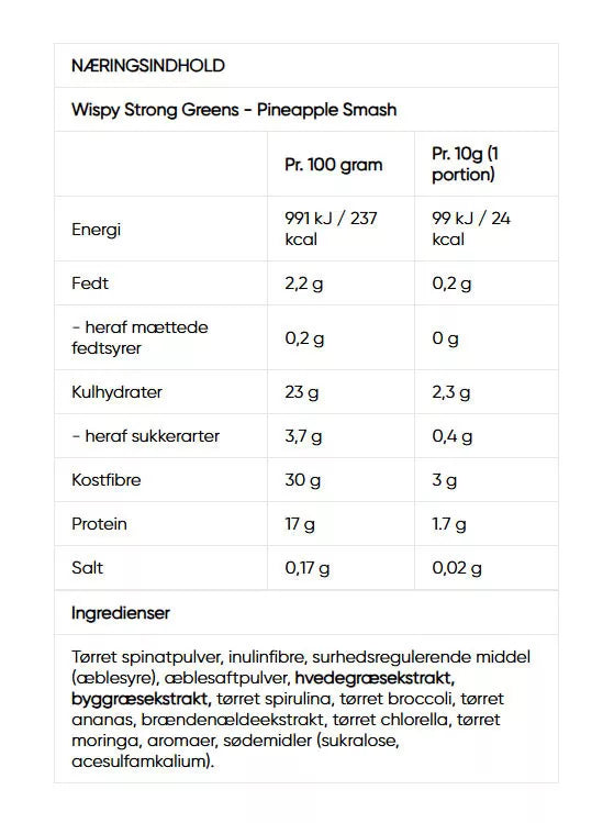 Wispy Strong Greens (300 g, Pineapple Smash)
