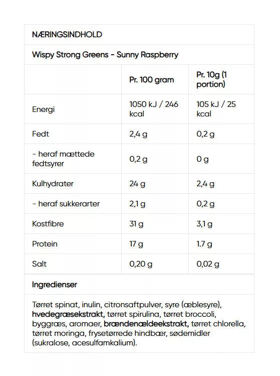 Wispy Strong Greens (300 g, Sunny Raspberry)
