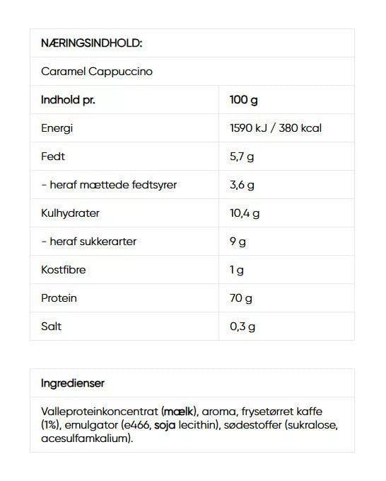 Wispy Whey Protein (1000 g, Caramel Cappucino)