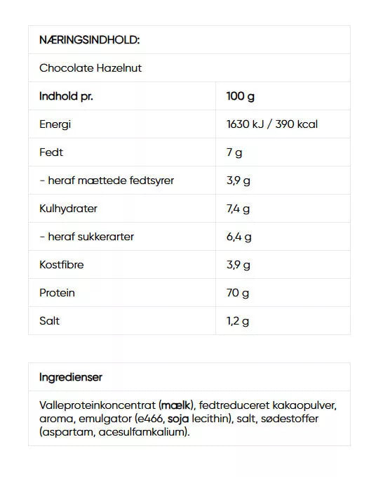 Wispy Whey Protein (1000 g, Chocolate Hazelnut)