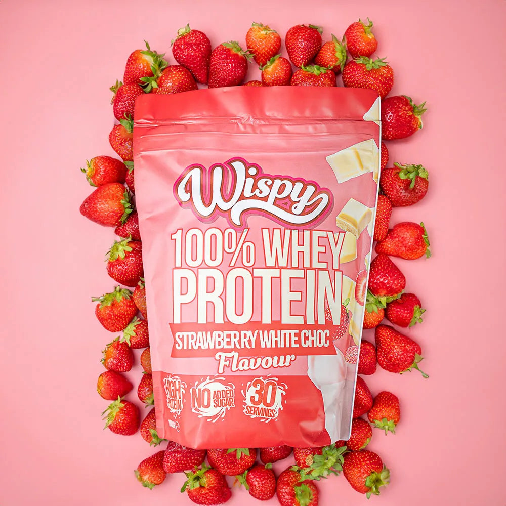 Wispy Whey Protein (1000 g, Strawberry White Chocolate)