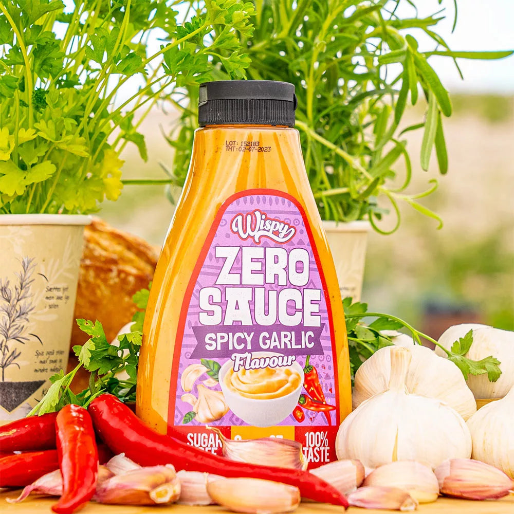 Wispy Zero Sauce (440 g, Spicy Garlic)