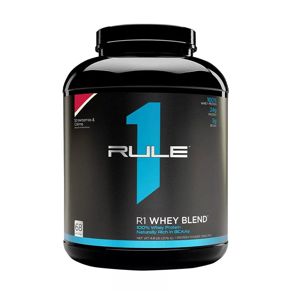 Rule1 Whey Protein (2176 g, Strawberries and Cream)