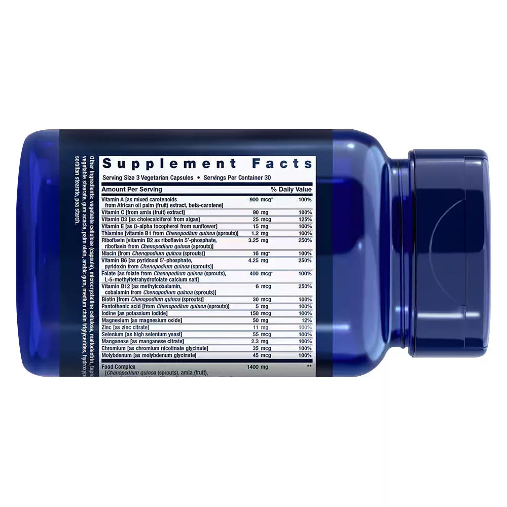 Life Extension Whole Food Multivitamin (90 Veg Capsules)